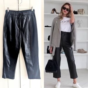 Industry Republic Cropped Faux Leather Pants sz S